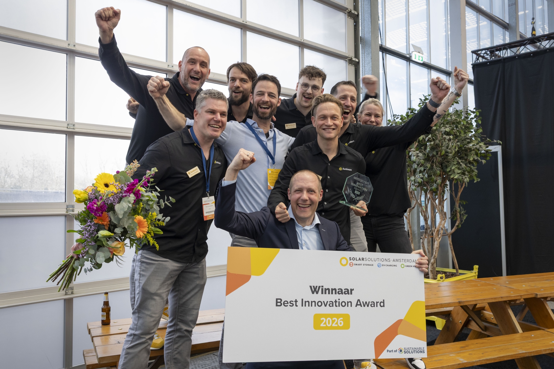 Sunbeam Supra ReSourced gewinnt Innovation Award 2026 auf der Solar Solutions Amsterdam