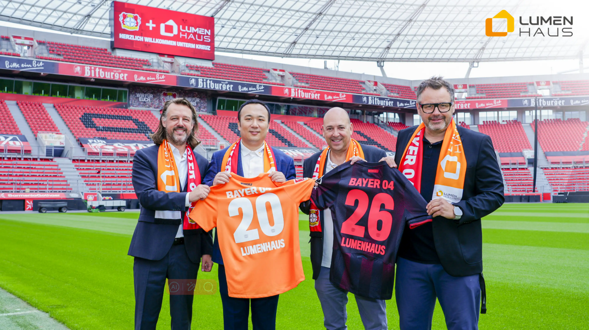 LumenHaus wird offizieller Premium-Partner von Bayer 04 Leverkusen