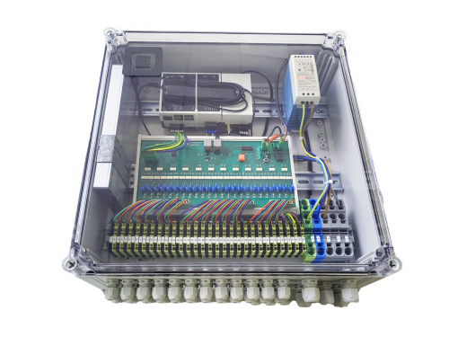 📡 Überwachungsbox für Trafostationen |   Umfassende Netzparametermessung  |   Kommunikation auch in abgelegenen Stationen