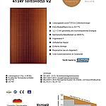 SolarRoof Solrif 415W Terrakotta Gals/Glas 3,2 + 2mm Bifazial