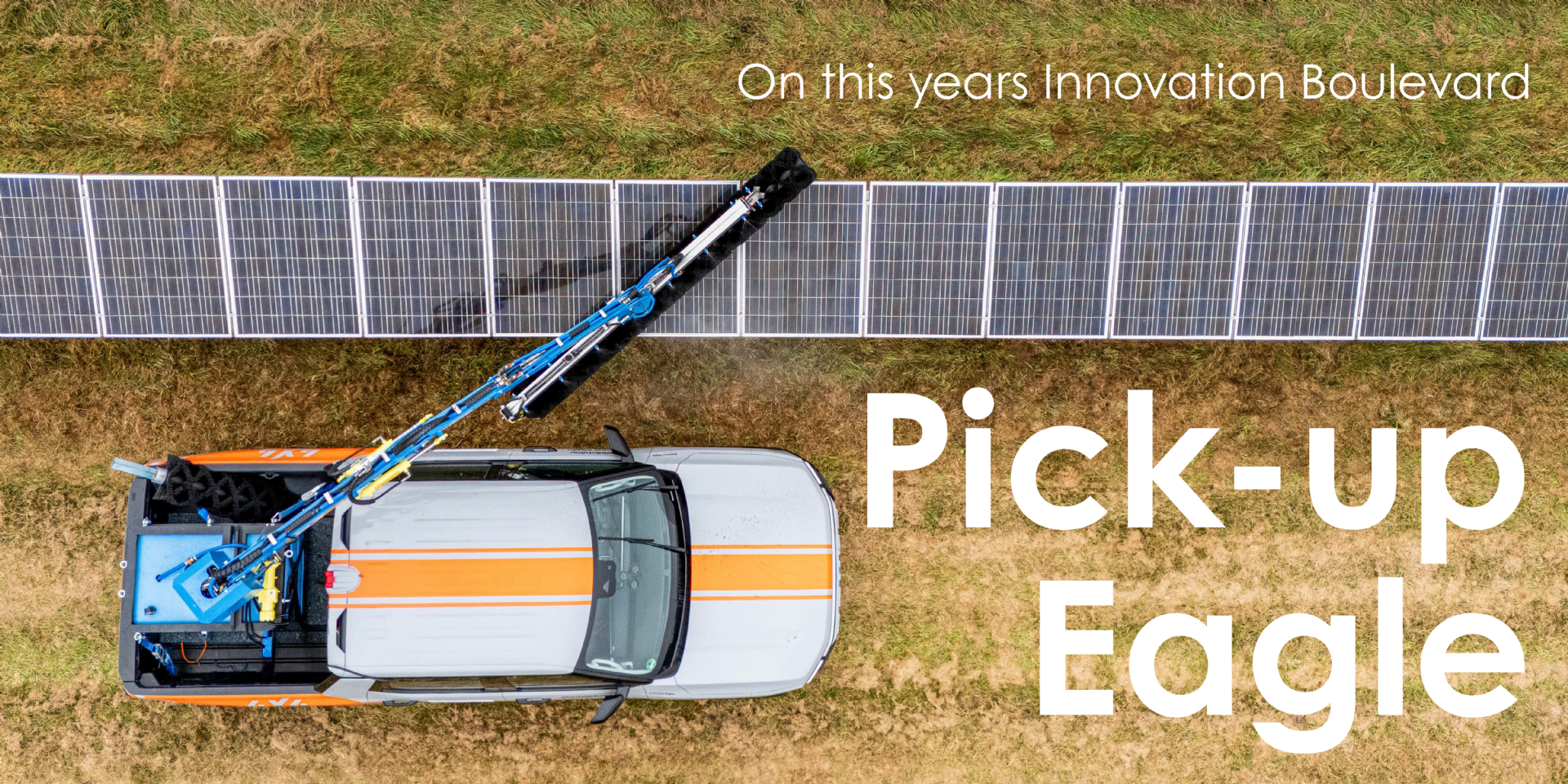 Unsere Pick-up Eagle auf dem Innovation Boulevard