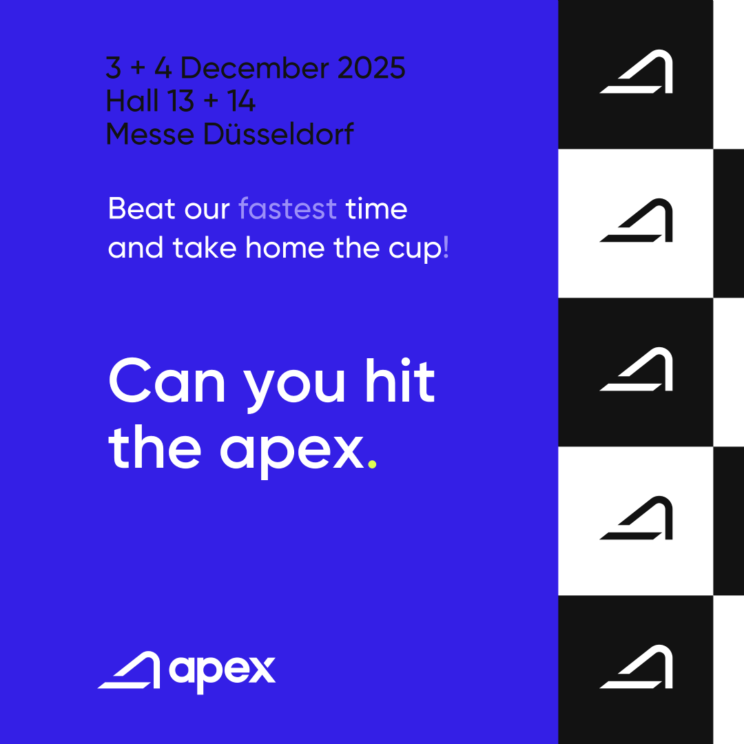 Apex Power Supplies bringt Sim-Racing zur Solar Solutions Düsseldorf